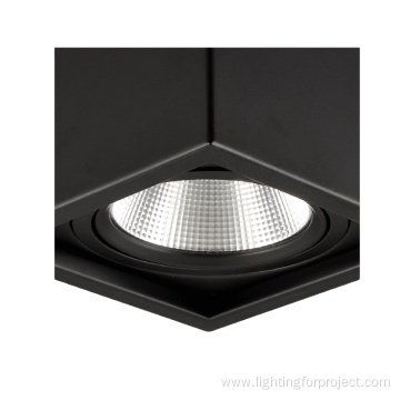 surface mounted downlight square frame GU10